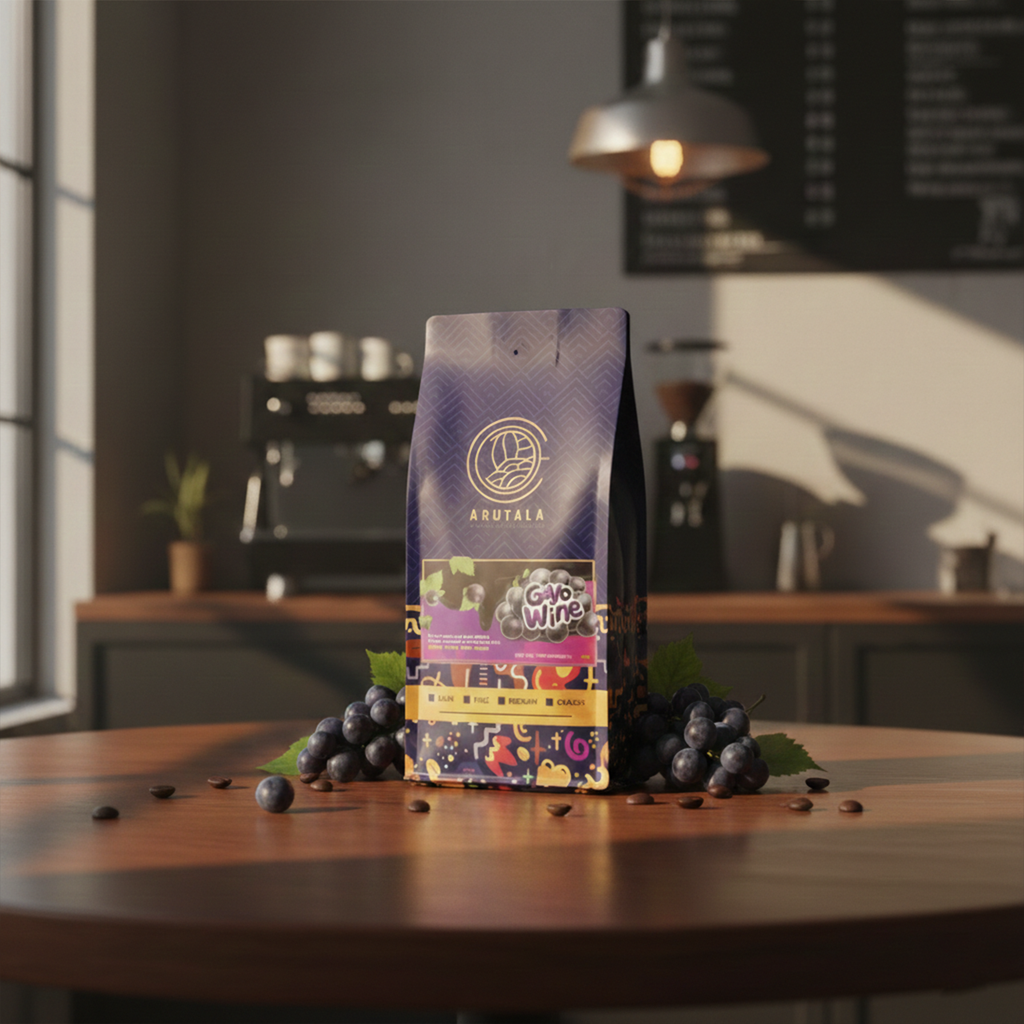 Arabica Gayo Wine Coffee 200g – Medium Grind Single Origin by Arutala Coffee