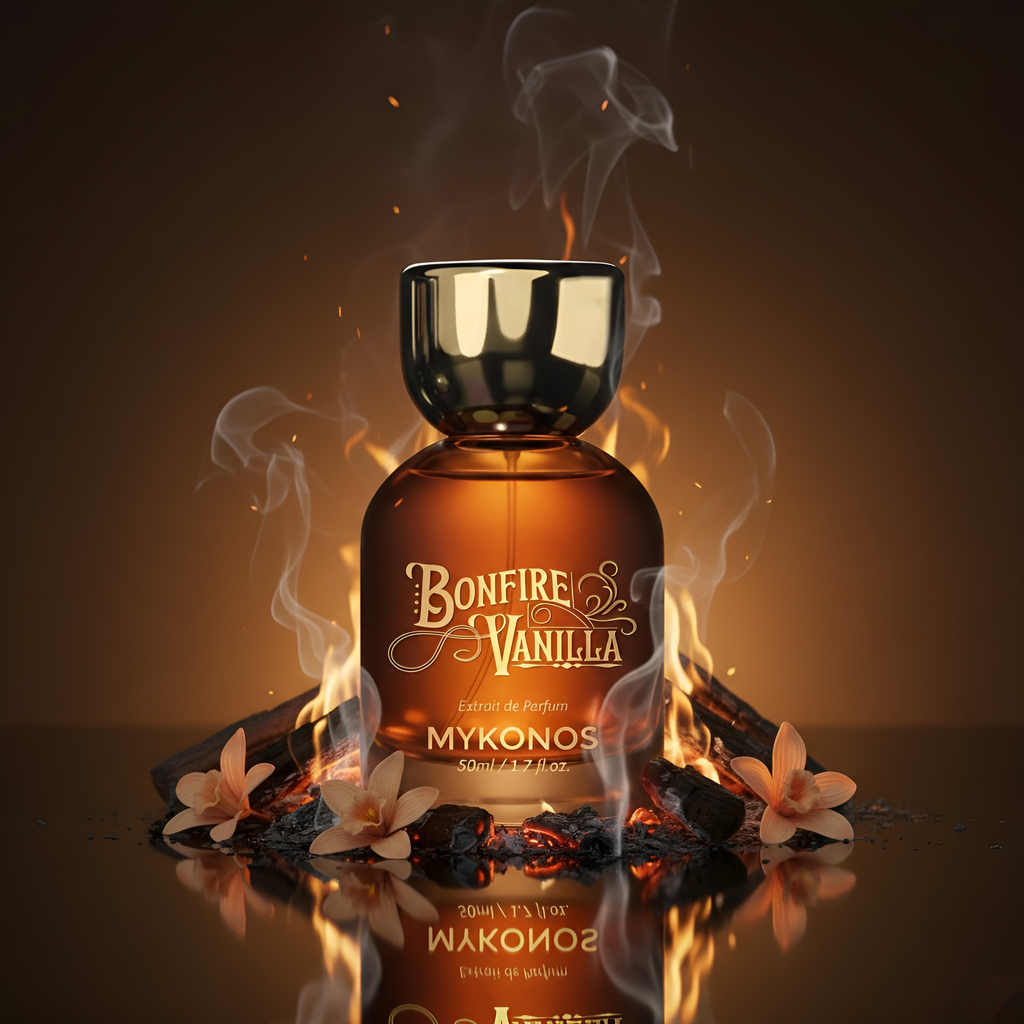 Mykonos Bonfire Vanilla Extrait de Parfum 50ml Luxury Fragrance
