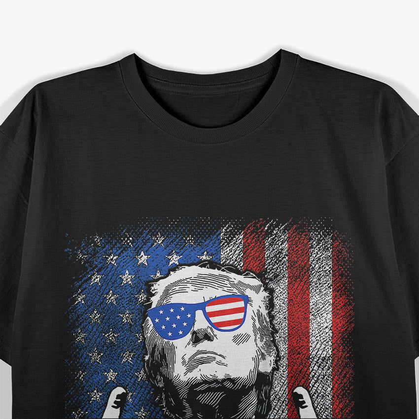 You Missed Trump 2024 A Bold Statement with the US American Flag T-Shirt
