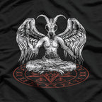 Baphomet Pentagram Iconic Symbol of Occult Power and Dark Mysticism T-Shirt