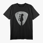 Guitar Pick Guitar Silhouette For Guitar Players T-Shirt