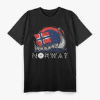 Boat Norwegian Viking Ship Ocean Pride and Heritage T-Shirt