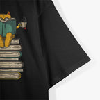 Easily Distracted by Cats and Books - Cute Book Lover T-Shirt