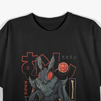 Mothman Anatomy Japanese Retro Style with a Cryptid Twist T-Shirt