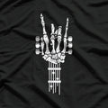 Rock & Roll Skeleton Guitar Music Lover Gift T-Shirt