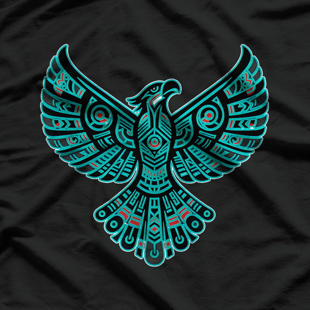 Thunderbird Native American Tribal Art with Powerful Symbolism T-Shirt