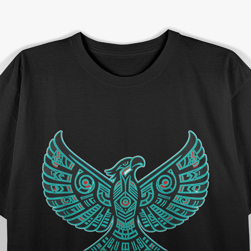 Thunderbird Native American Tribal Art with Powerful Symbolism T-Shirt