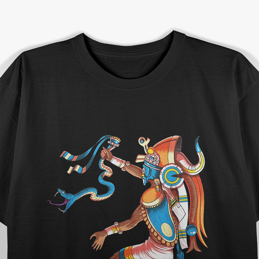 Tlaloc: Aztec God of Rain and Fertility - The Bringer of Life T-Shirt