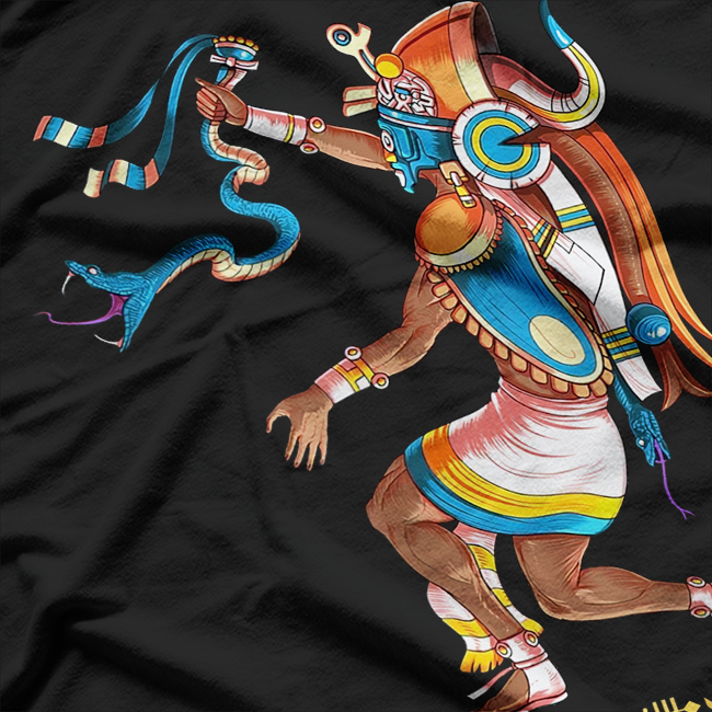 Tlaloc: Aztec God of Rain and Fertility - The Bringer of Life T-Shirt