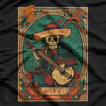 Vintage Day of the Dead - Death Tarot Card Dia de los Muertos T-Shirt