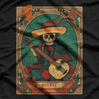 Vintage Day of the Dead - Death Tarot Card Dia de los Muertos T-Shirt