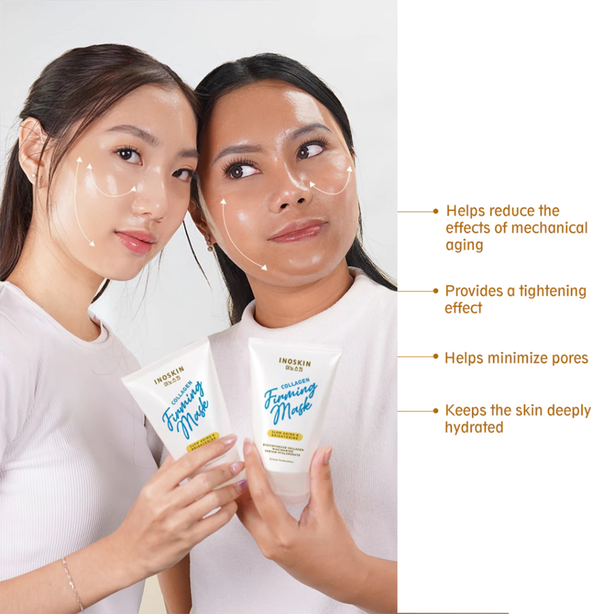 INOSKIN Sleeping Collagen Peel Off Mask Firming Instant Glow Overnight Skincare