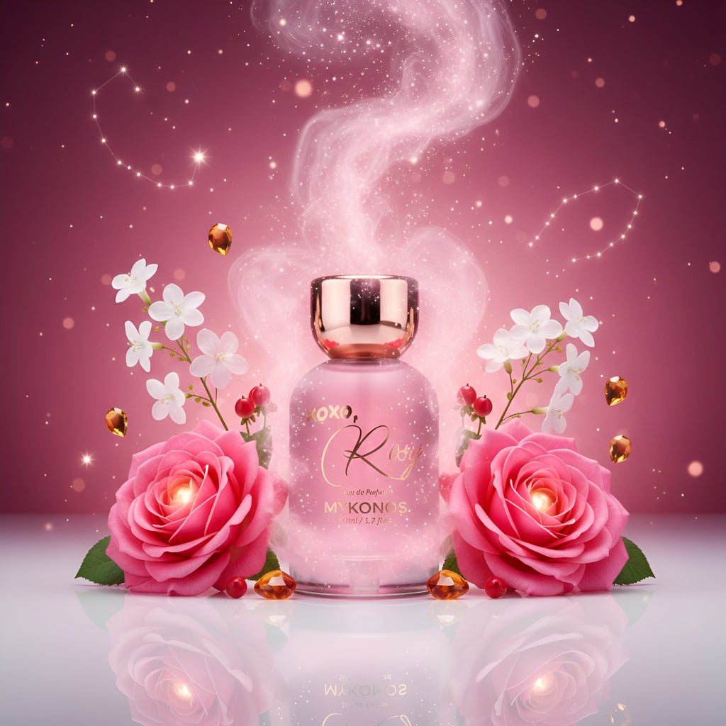 Mykonos XOXO Rosy Eau de Parfum 50ml Sweet Rosy Floral Luxury Scent