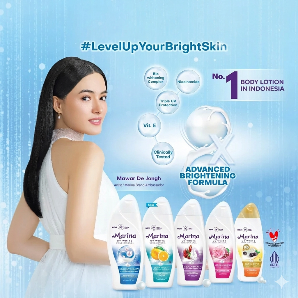 Marina UV White Healthy & Glow Hand Body Lotion (3-Pack)