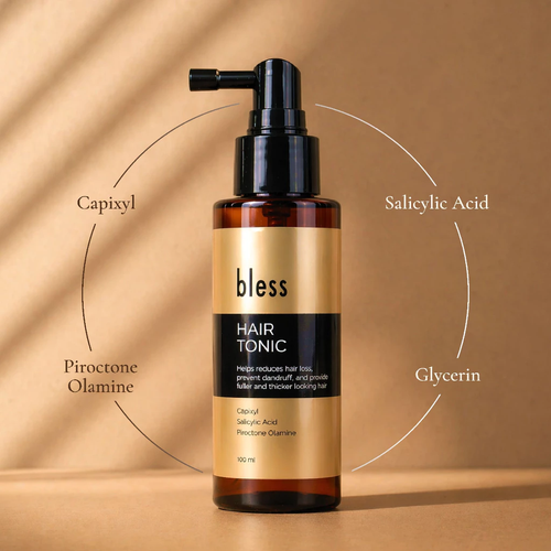 Bless Hair Tonic 100ml Anti Hair Loss Treatment Strengthening Scalp Care Unisex