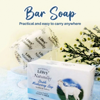5PCS Leivy Double Moisturising Goat's Milk Bar Soap 85g Nourishing Bath Soap Set