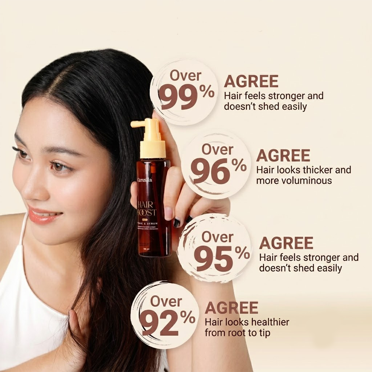 CARUSILA Hair Boost 2in1 Tonic Serum with Baicapil Hair Growth Care 100ml