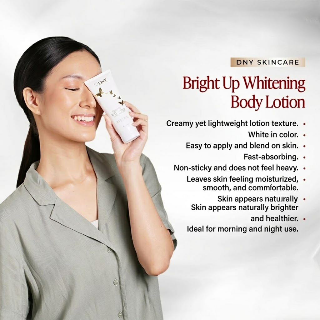 DNY Skincare Bright Up Whitening Body Lotion Moisturizing & Brightening Skin