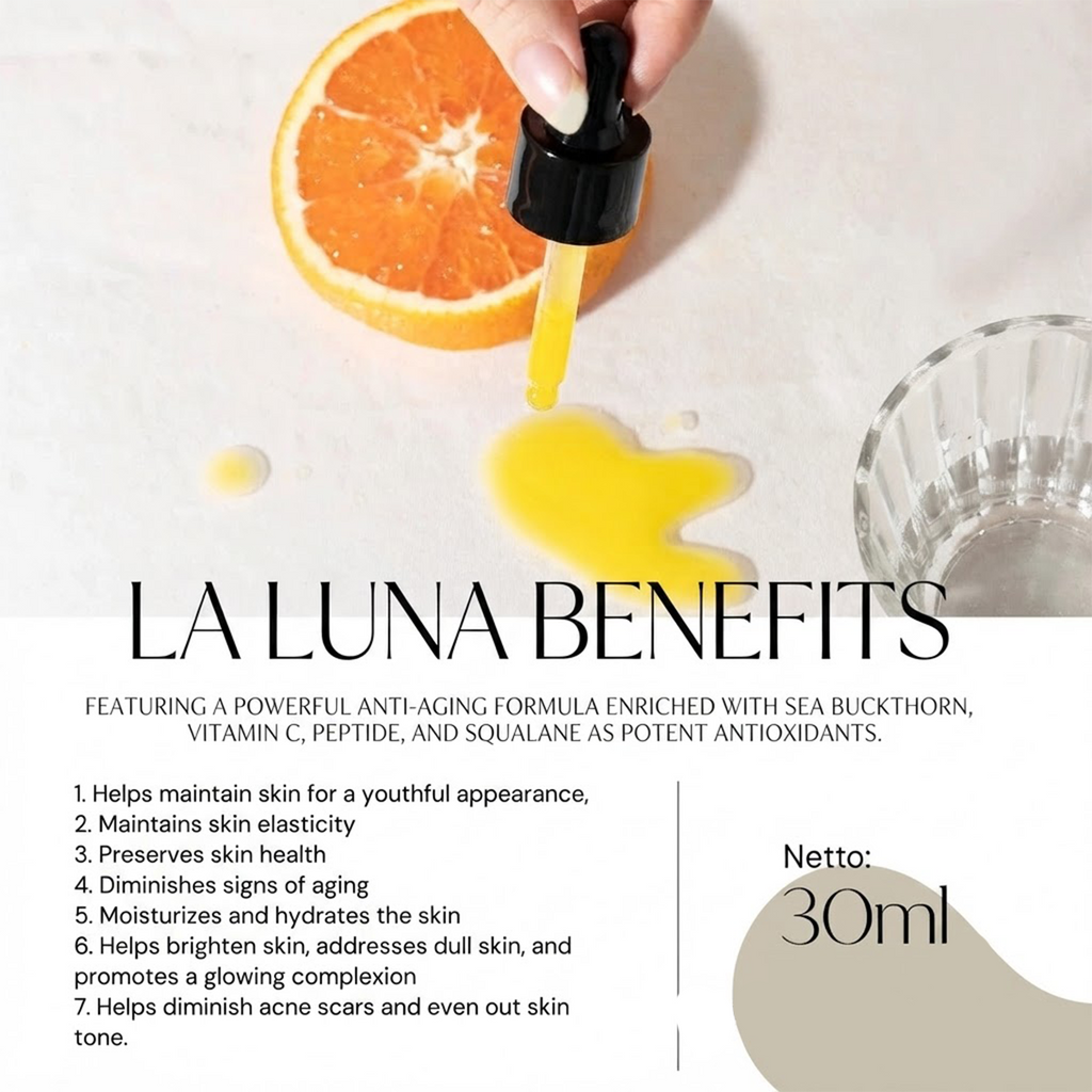 HAPLE La Luna Anti Aging Serum 30ml Firming Brightening Face Serum