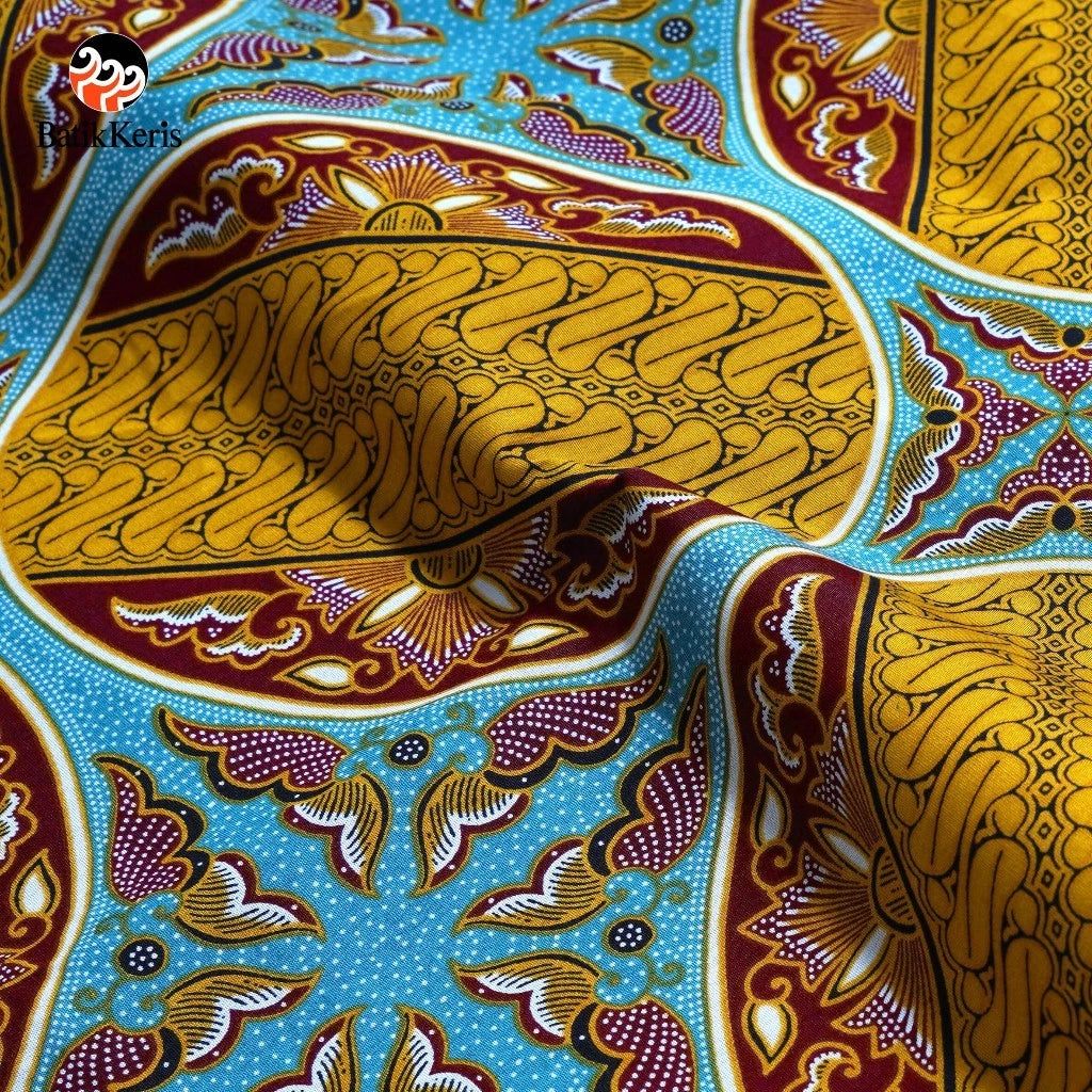 Batik Keris Ceplok Bujangga Pattern Fabric – 3 Meter Fabric