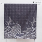 Hadinata Premium Superfine Cotton Batik Fabric Datura Grey – 3 Meter Fabric