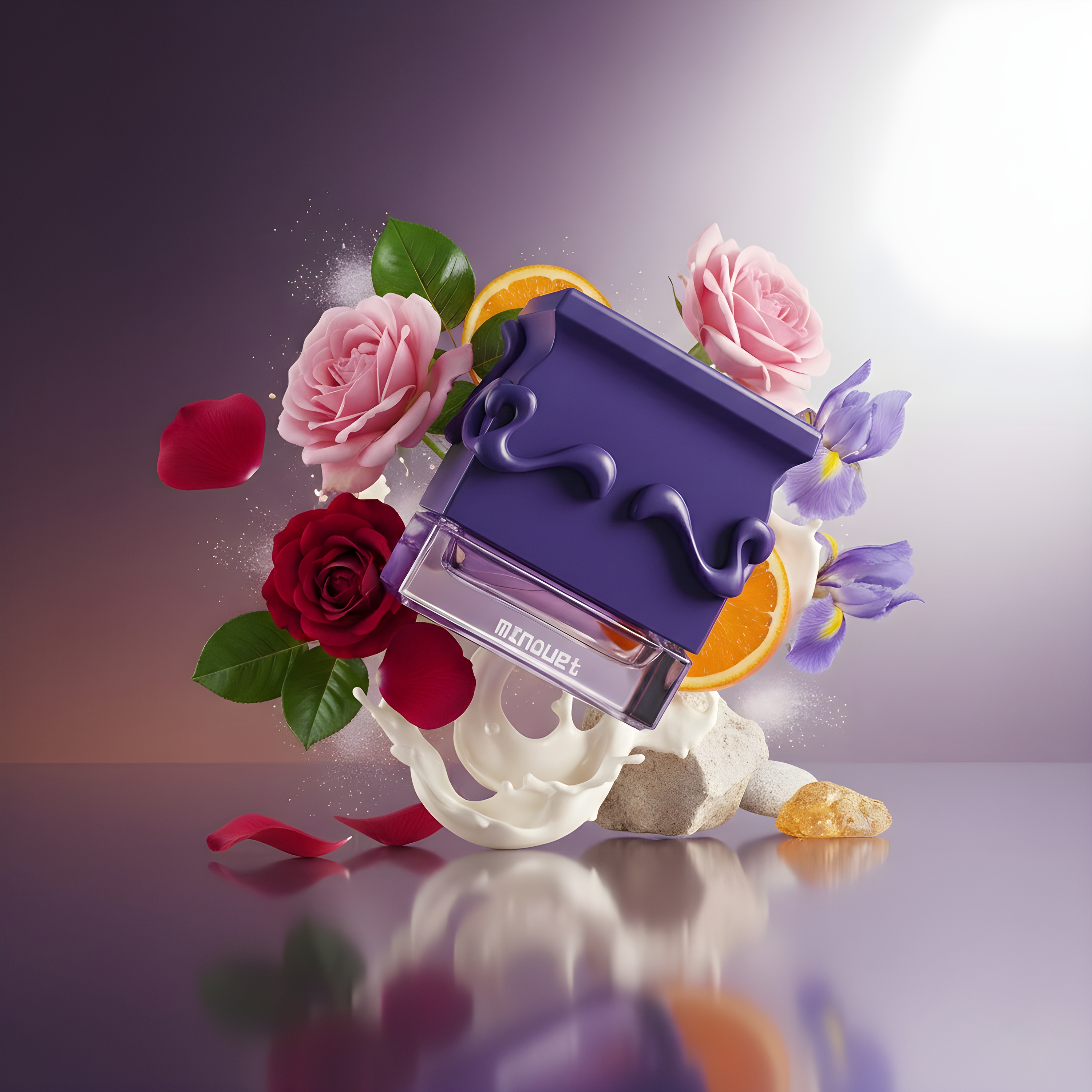 SAFF & Co. MINOUET Extrait de Parfum Elegant Floral Powdery Musk Unisex Scent