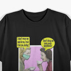 I Do Not Consent Anti Mask Face Vintage Coffee Break T-Shirt