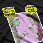 I Do Not Consent Anti Mask Face Vintage Coffee Break T-Shirt