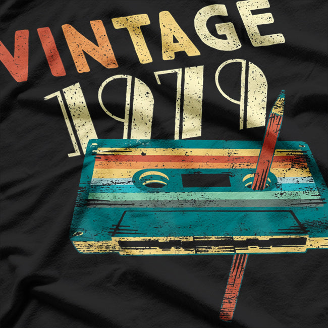 1979 Vintage Music Cassette – 42nd Birthday Gift T-Shirt