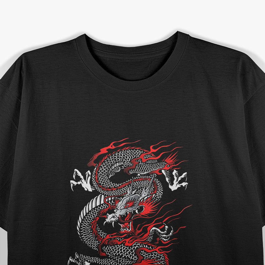 Majestic Asian Dragon Symbol of Power and Wisdom T-Shirt