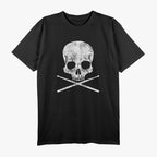 Death Drummer Metal Vintage Drum Set Drumsticks T-Shirt