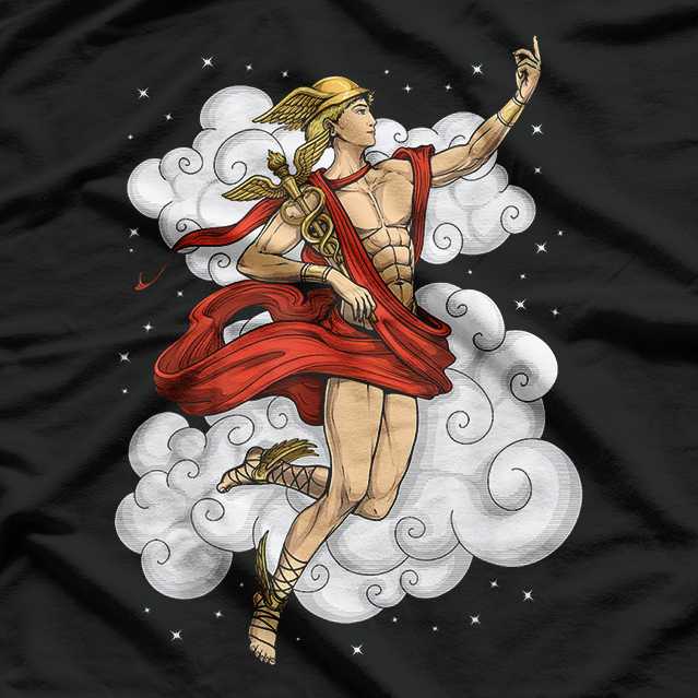 Hermes: Ancient Greek God of Speed, Trade, and Messages T-Shirt