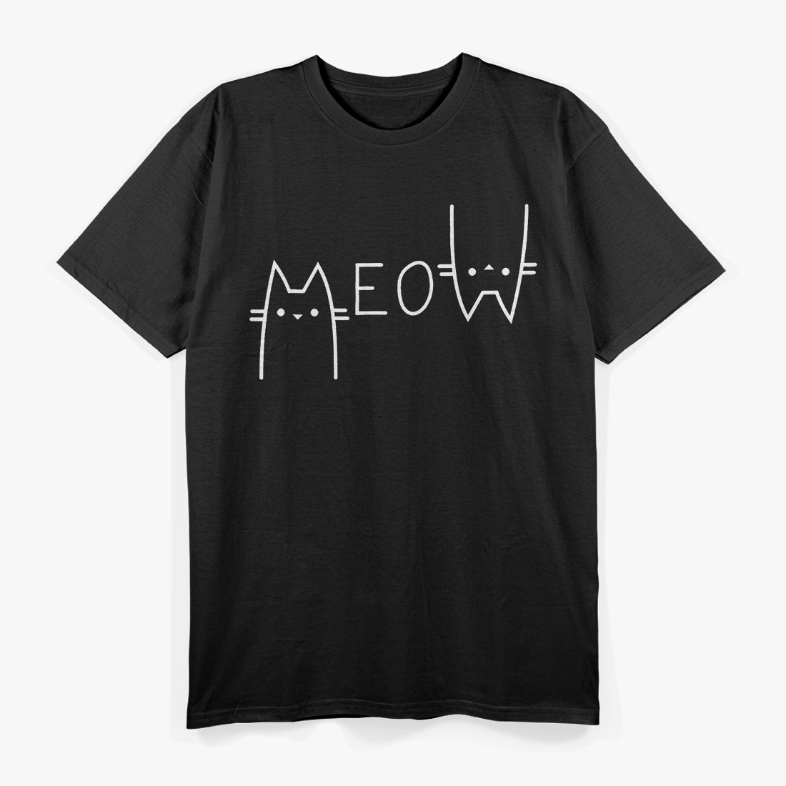 Cat Meow Graphic T-Shirt
