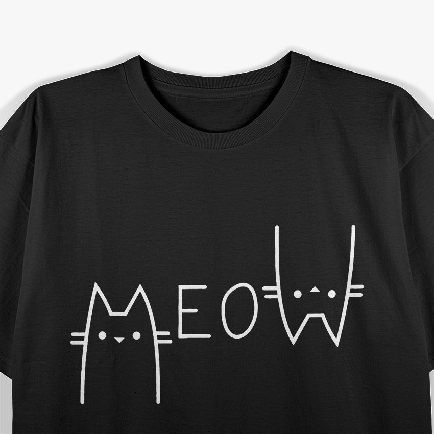 Cat Meow Graphic T-Shirt