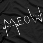 Cat Meow Graphic T-Shirt