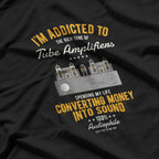 Vintage Retro Guitar Bass Tube Amp Analog-Audio Vacuum Tube T-Shirt