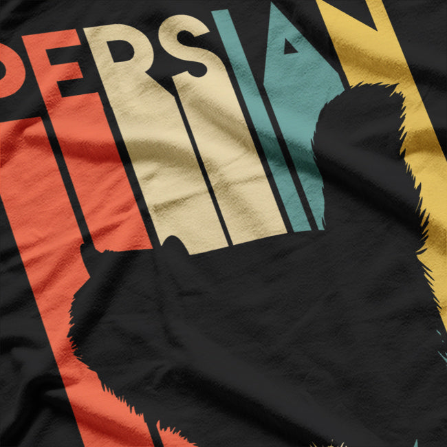 Persian Cat Retro T-Shirt
