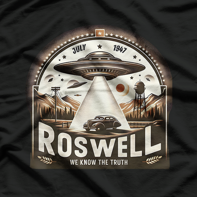 Roswell 1947: Vintage Alien Encounter T-Shirt