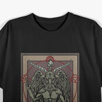 Tarot Goat The Mystical Baphomet Card Design T-Shirt