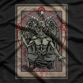 Tarot Goat The Mystical Baphomet Card Design T-Shirt