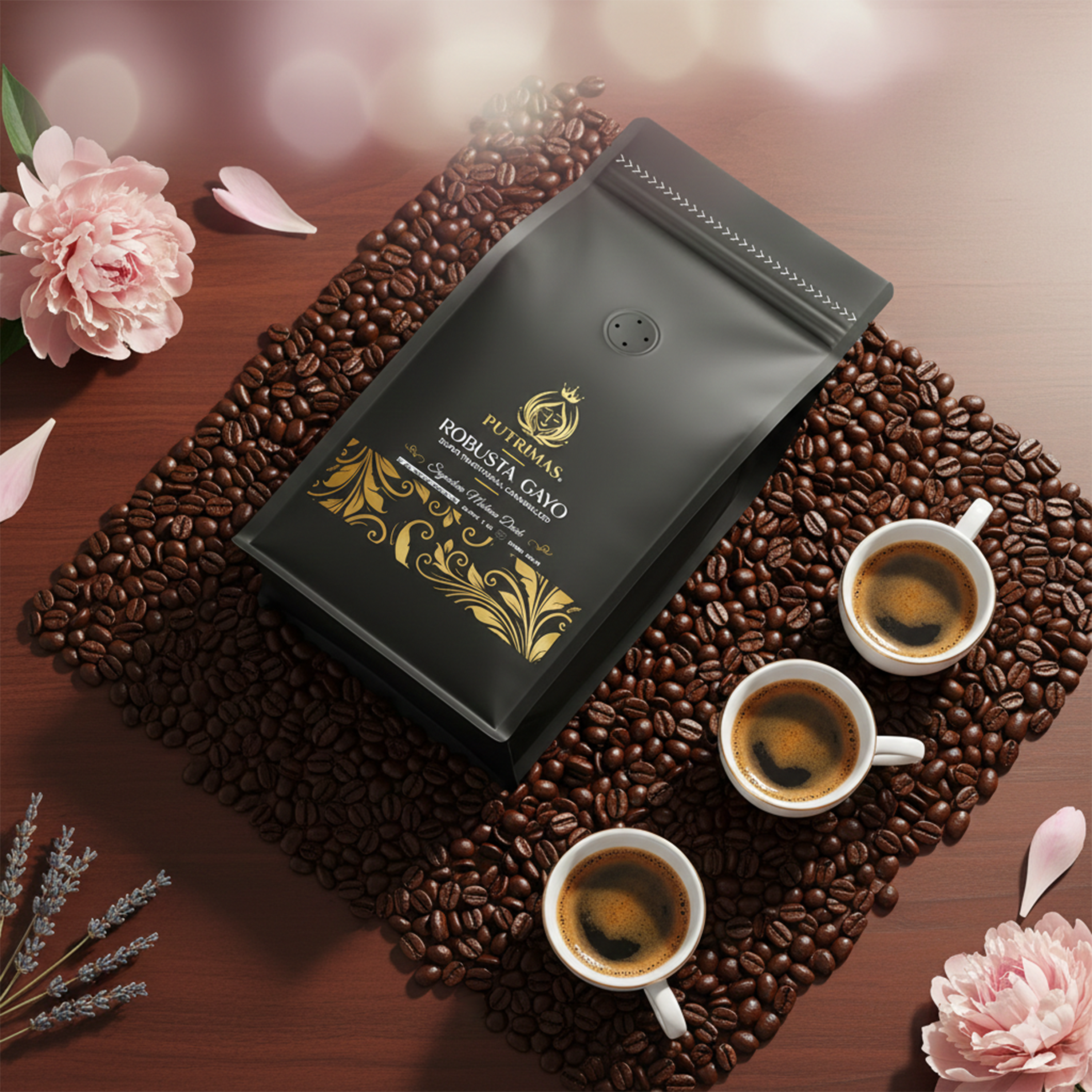 Robusta Gayo Coffee 1kg – Premium Roasted Coffee, Excellent Variation by PUTRIMAS