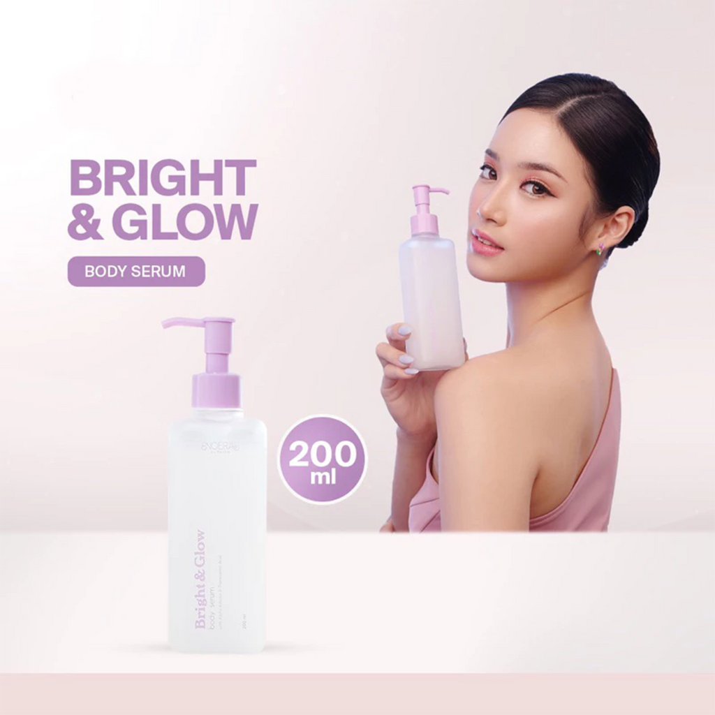 Noera Bright & Glow Body Serum 10X Extra Whitening Booster HB Anggur 100ml