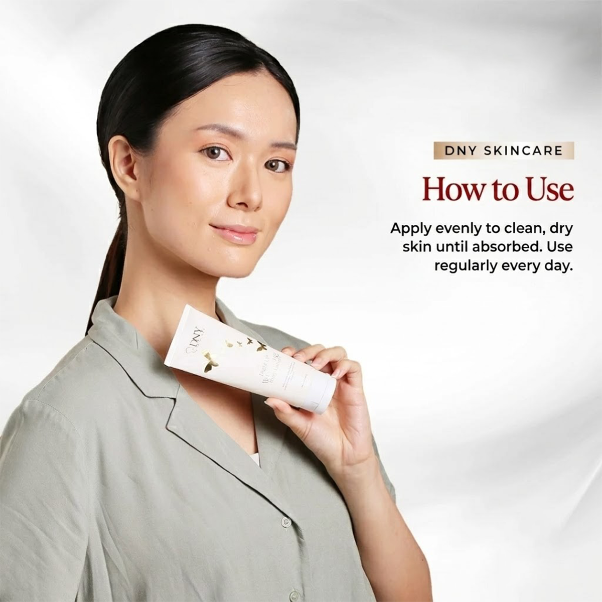 DNY Skincare Bright Up Whitening Body Lotion Moisturizing & Brightening Skin
