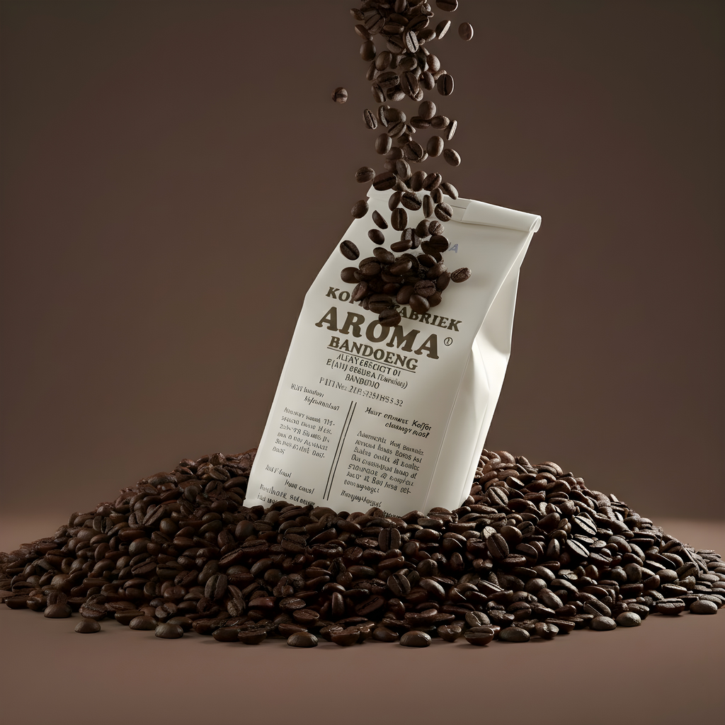 Kopi Aroma Bandung Mokka Arabica Coffee Beans 500g – Premium Whole Bean Coffee