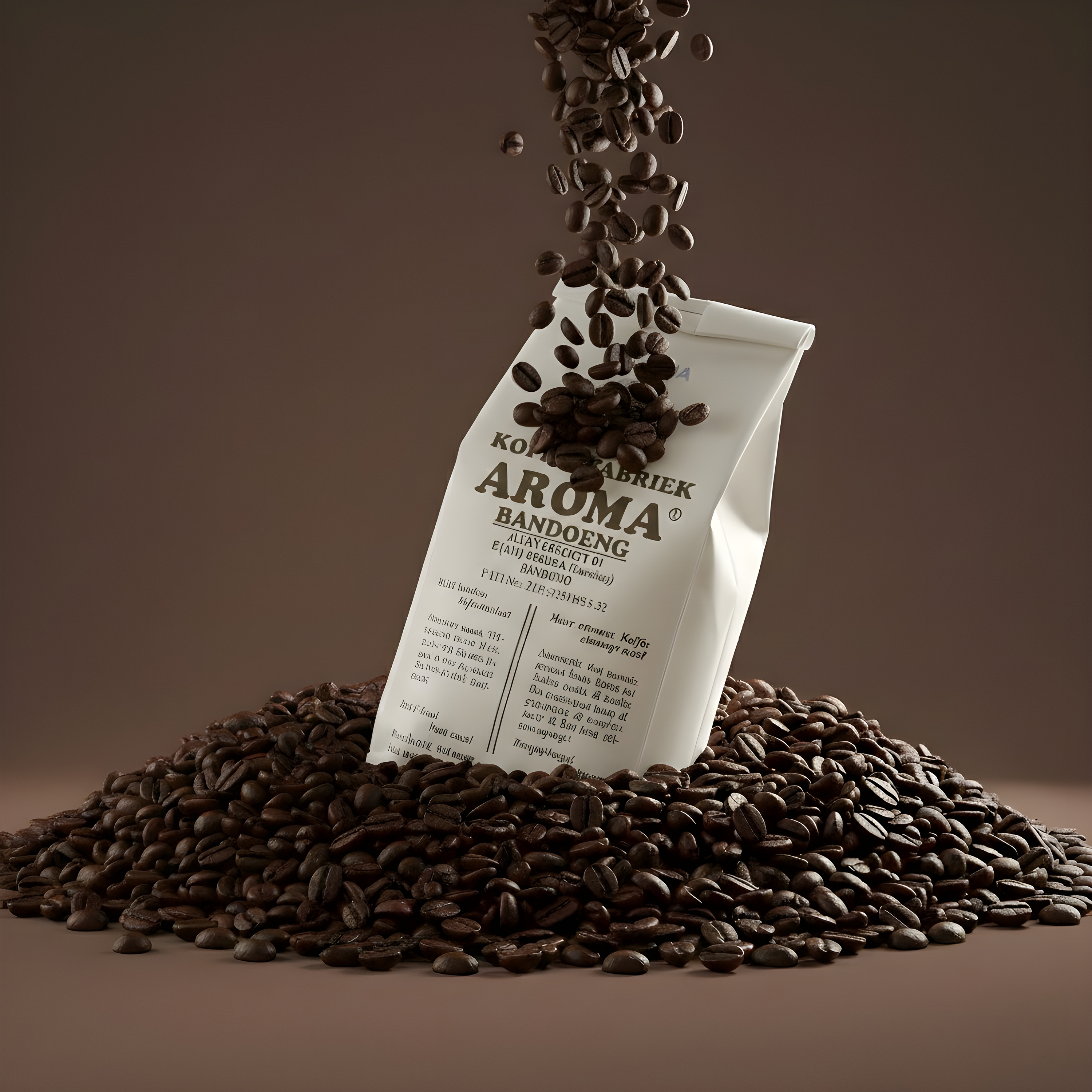 Kopi Aroma Bandung Mokka Arabica Coffee Beans 500g – Premium Whole Bean Coffee