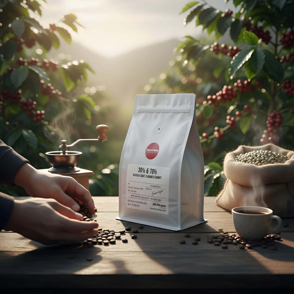 Amstirdam Coffee Blend 30% Arabica 70% Robusta Beans 1kg – Fresh Roast Blend