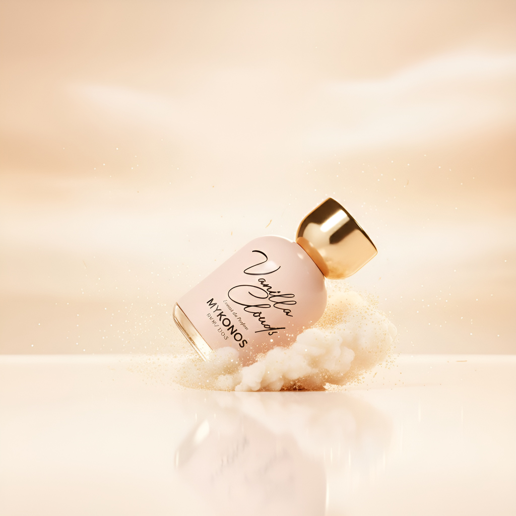 Mykonos Vanilla Clouds Extrait de Parfum 50ml Soft Sweet Vanilla Luxury Scent