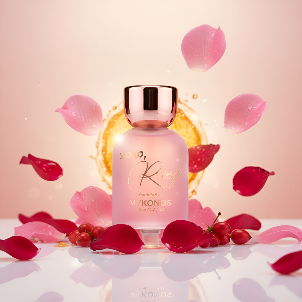 Mykonos XOXO Rosy Eau de Parfum 50ml Sweet Rosy Floral Luxury Scent
