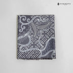 Hadinata Premium Superfine Cotton Batik Fabric Datura Grey – 3 Meter Fabric