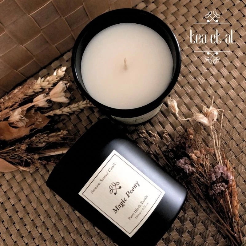 Tea Et Al Magic Peony Scented Candle – Premium Long-Lasting Aromatherapy Candle